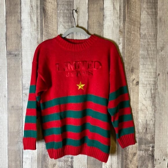 Vintage Limited Jeans Striped Sweater - Picture 1 of 4
